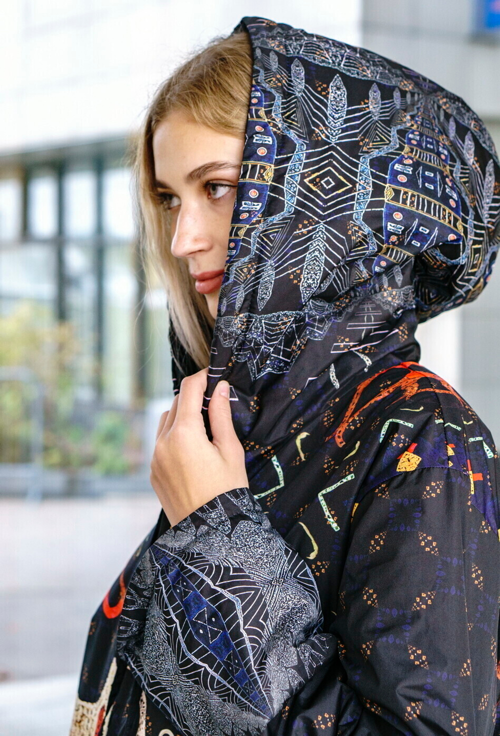 Двустороннее пальто-парка