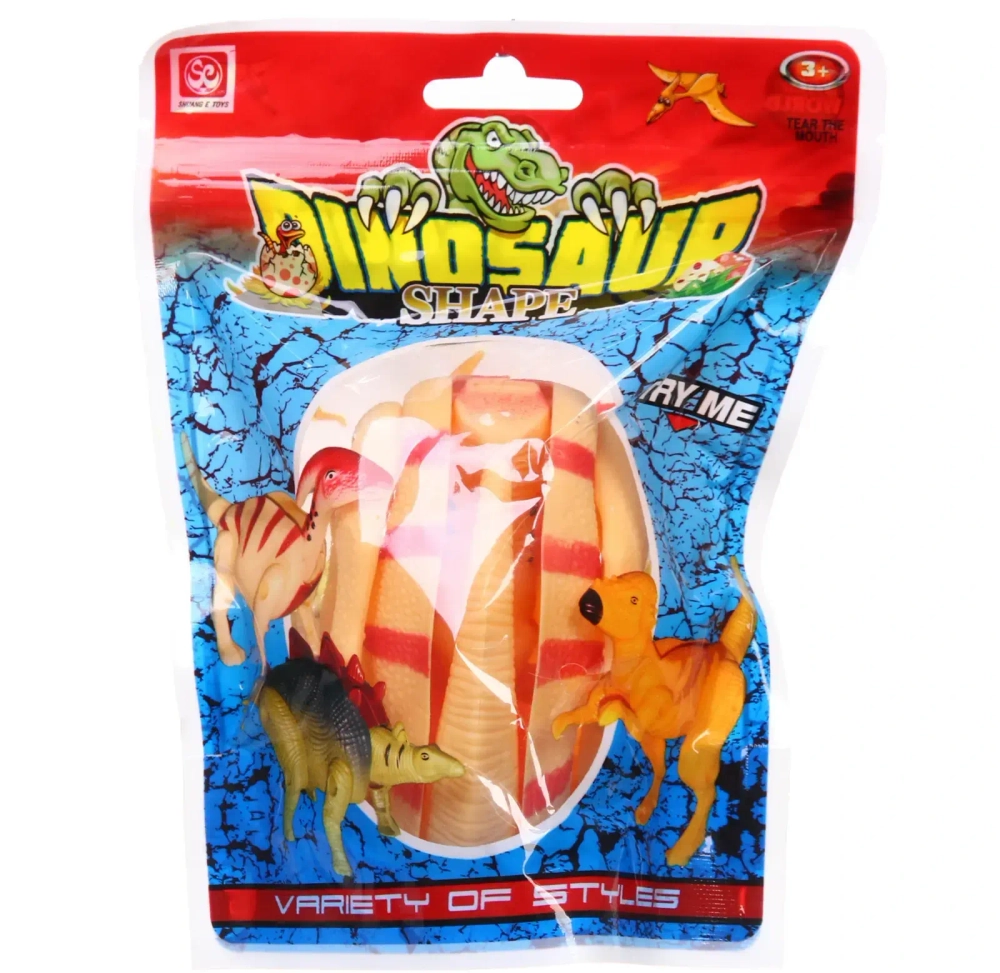 Фигурка динозавра «Диномир», 14*18*6,5 см, пакет, в ассортименте