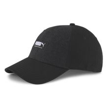 Бейсболка спорт. PUMA Style Fabric Cap 02282801, хлопок, полиэстер, черный
