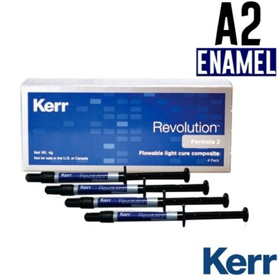 Revolution Formula 2, Эмаль A2 (4 шприца по 1гр + 20 насадок), жидкий композитный материал