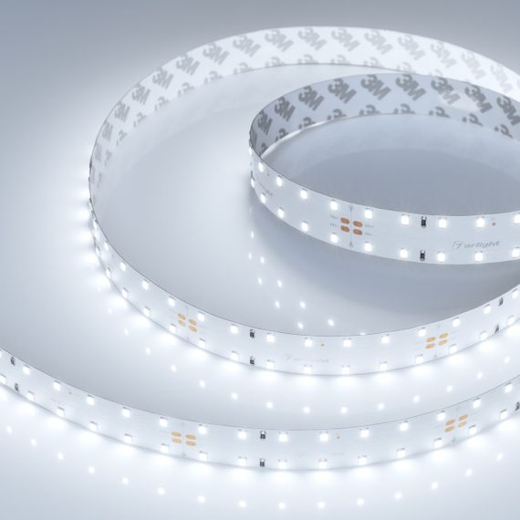 Светодиодная лента Arlight 22W/m 140LED/m 2835SMD холодный белый 4,7M 028111(2)