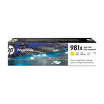 Картридж HP 981X (L0R11A) для PageWide E58650, Enterprise 556/586 желтый (10k)