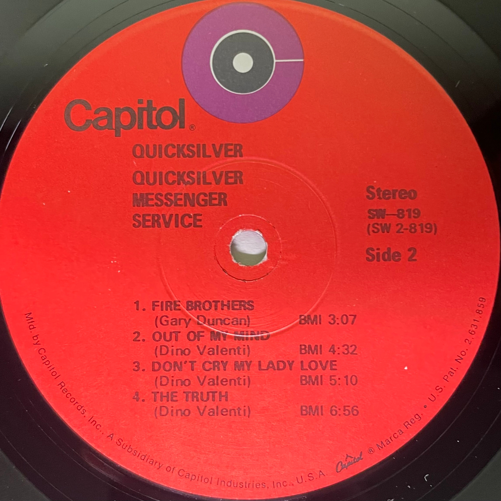 Quicksilver ‎– Quicksilver (США 1971г.)