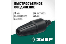 Насадка грязевая фреза ЗУБР Миг-180 для минимоек с пистолетом 70404-180