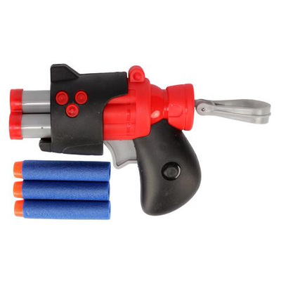 Пистолет с мягк.пулями, коробка 711