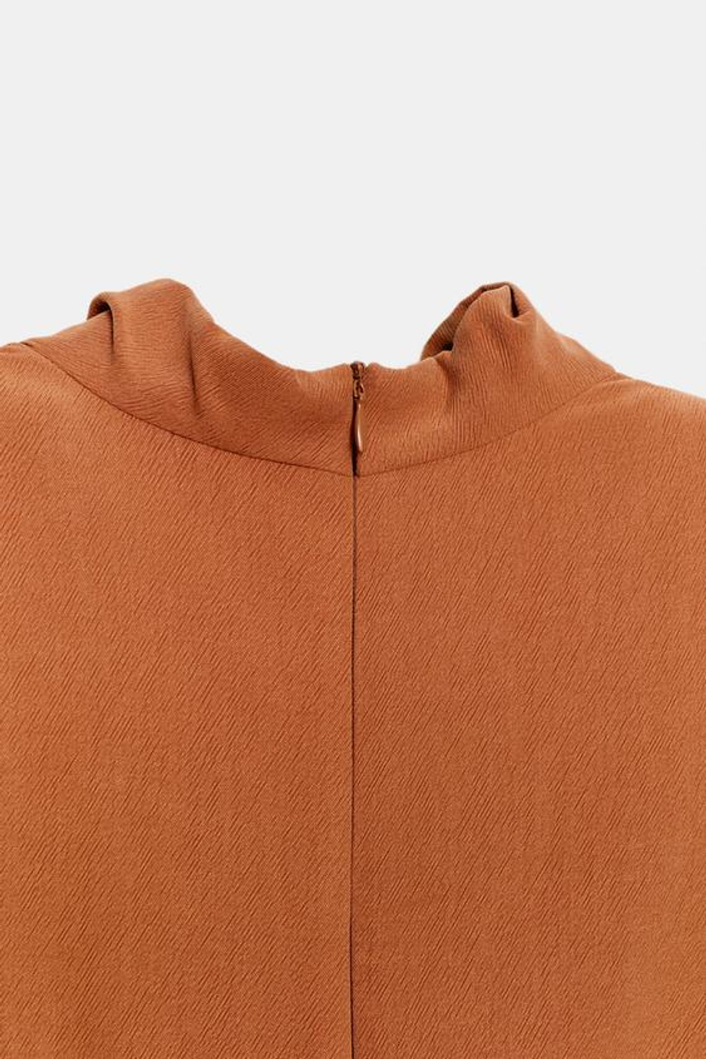 ZARA КОРОТКИЙ КОМБИНЕЗОН С ПОЯСОМ И ПОДПЛЕЧНИКАМИ, МЕДНЫЙ