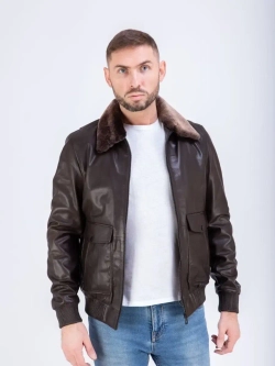 Куртка кожаная из натуральной кожи