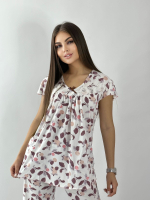 Пижама шорты и футболка 336