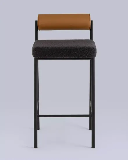 Стул полубарный Балла темно-серый