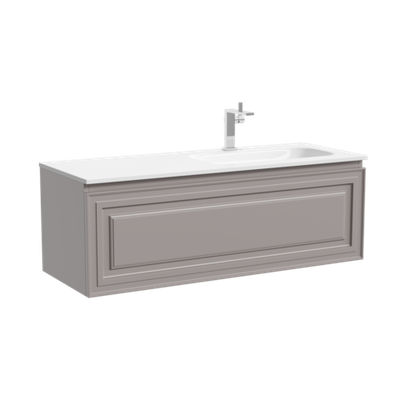 Тумба подвесная SANCOS Very  правая 1195х445х406, c одним  ящиком оснащенным доводчиками, Doha Soft , арт.VR120RSM