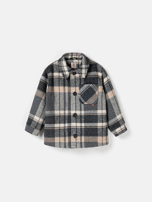 Пальто клетка 