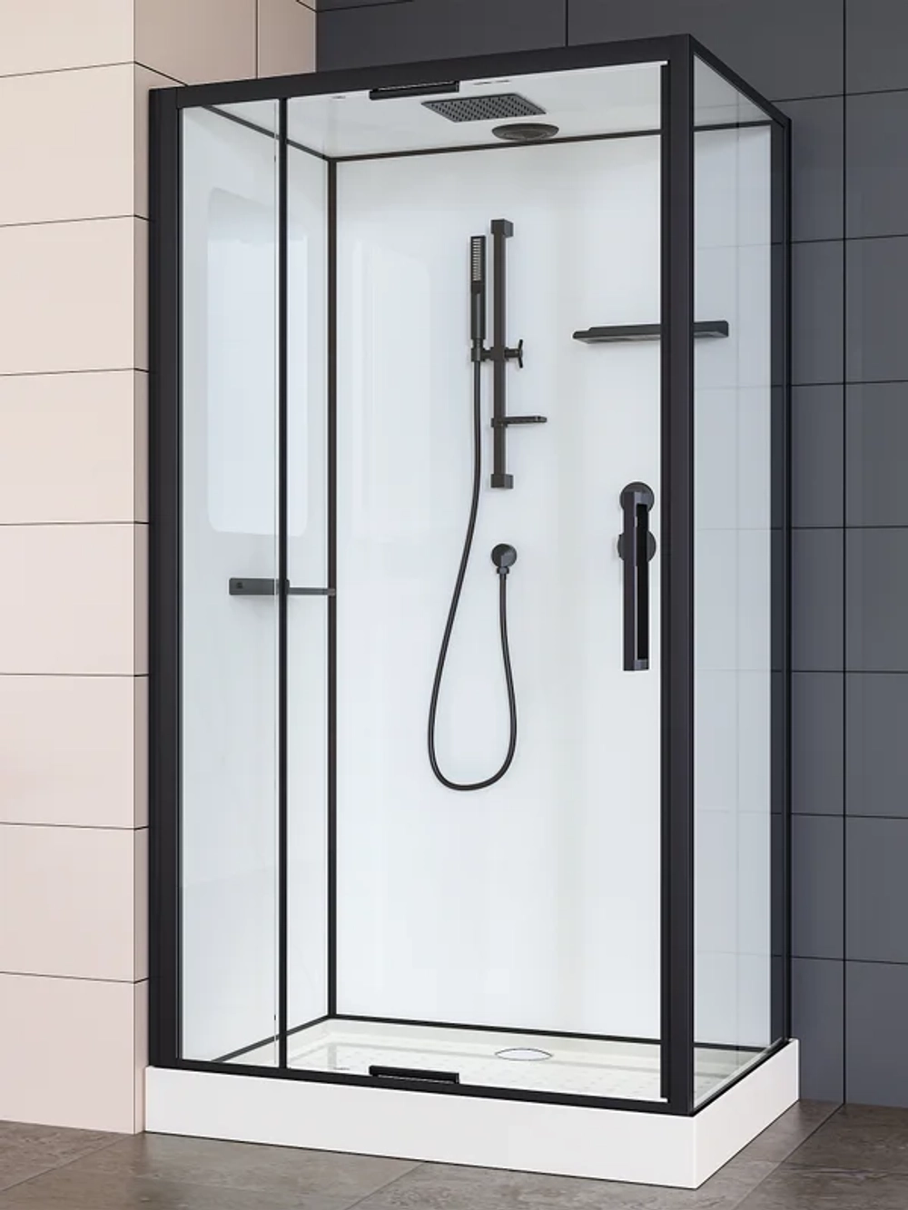 Душевая кабина Esbano (Эсбано) EST-RASPA-119, с низким поддоном, 110х90х215