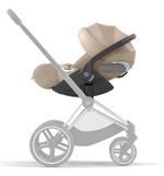 Коляска 3 в 1 Cybex Priam IV Rosegold complete и автокресло Cloud T i-Size Cozy Beige Plus Sepia Black