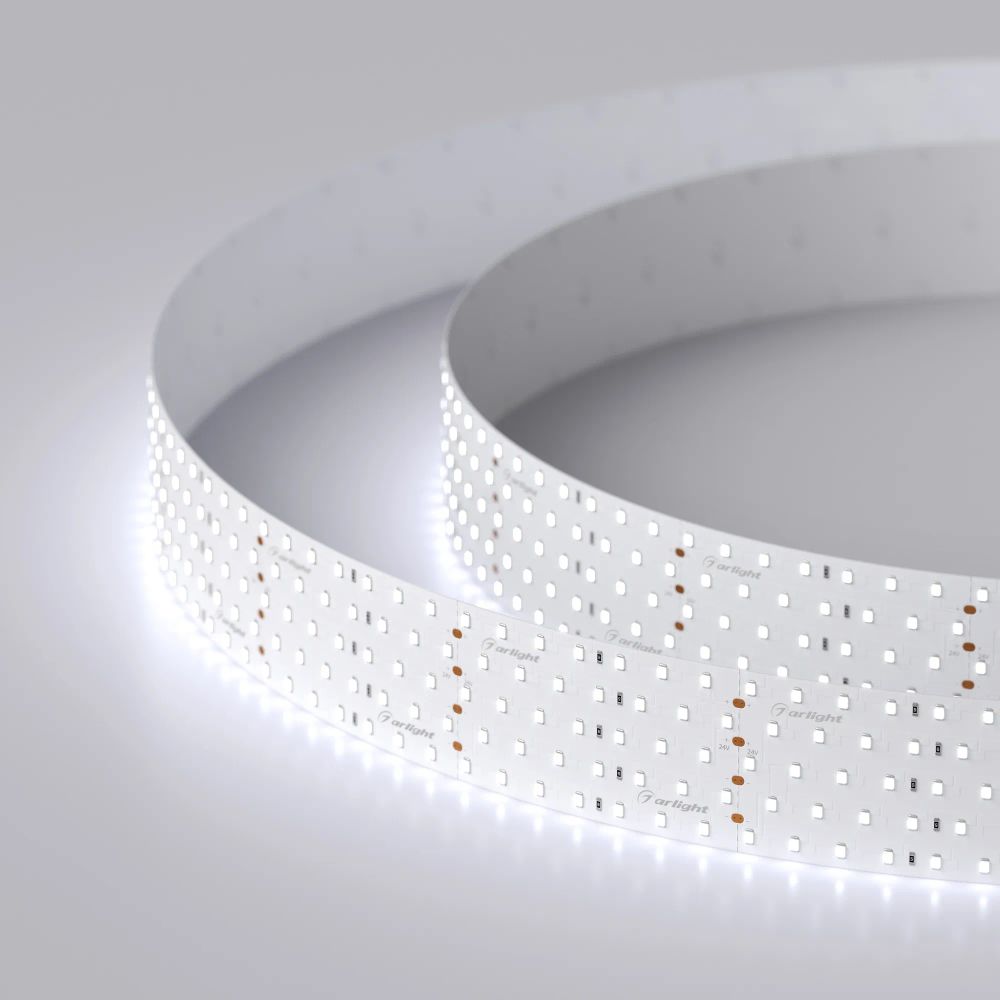 Светодиодная лента RT 2-2500 24V Cool 8K 5x2 (2835, 875 LED, LUX) (Arlight, 36 Вт/м, IP20) 019083(1)
