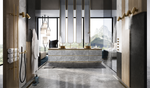 Термостат Gessi316, встраиваемый, на 4 потребителя, для душа, цвет Warm Bronze Brushed PVD