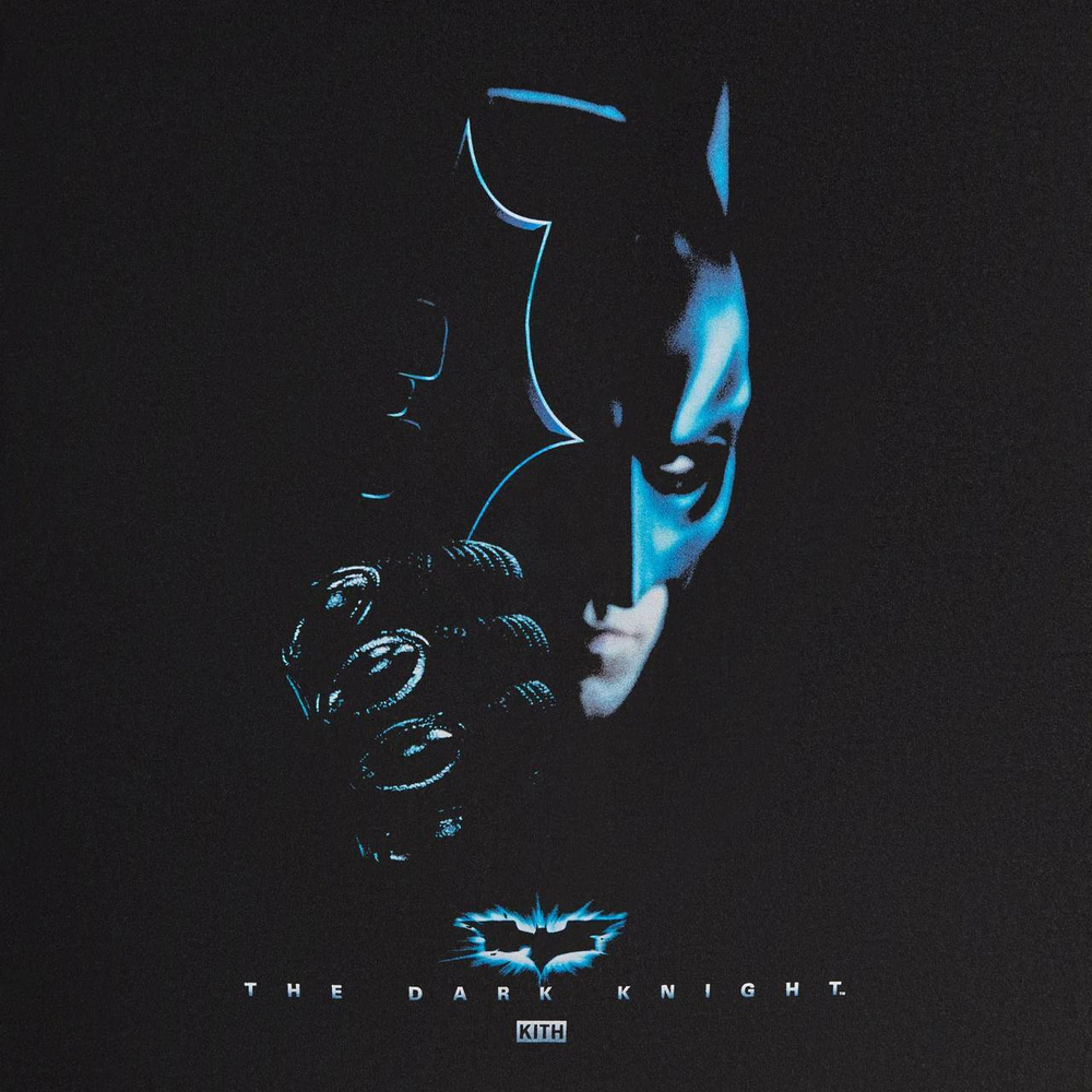 Футболка KITH x BATMAN Dark Knight Vintage Black Tee