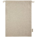 Большая подарочная сумка Pheebs объемом 4 л из хлопка плотностью 150 г/м², переработанного по стандарту GRS