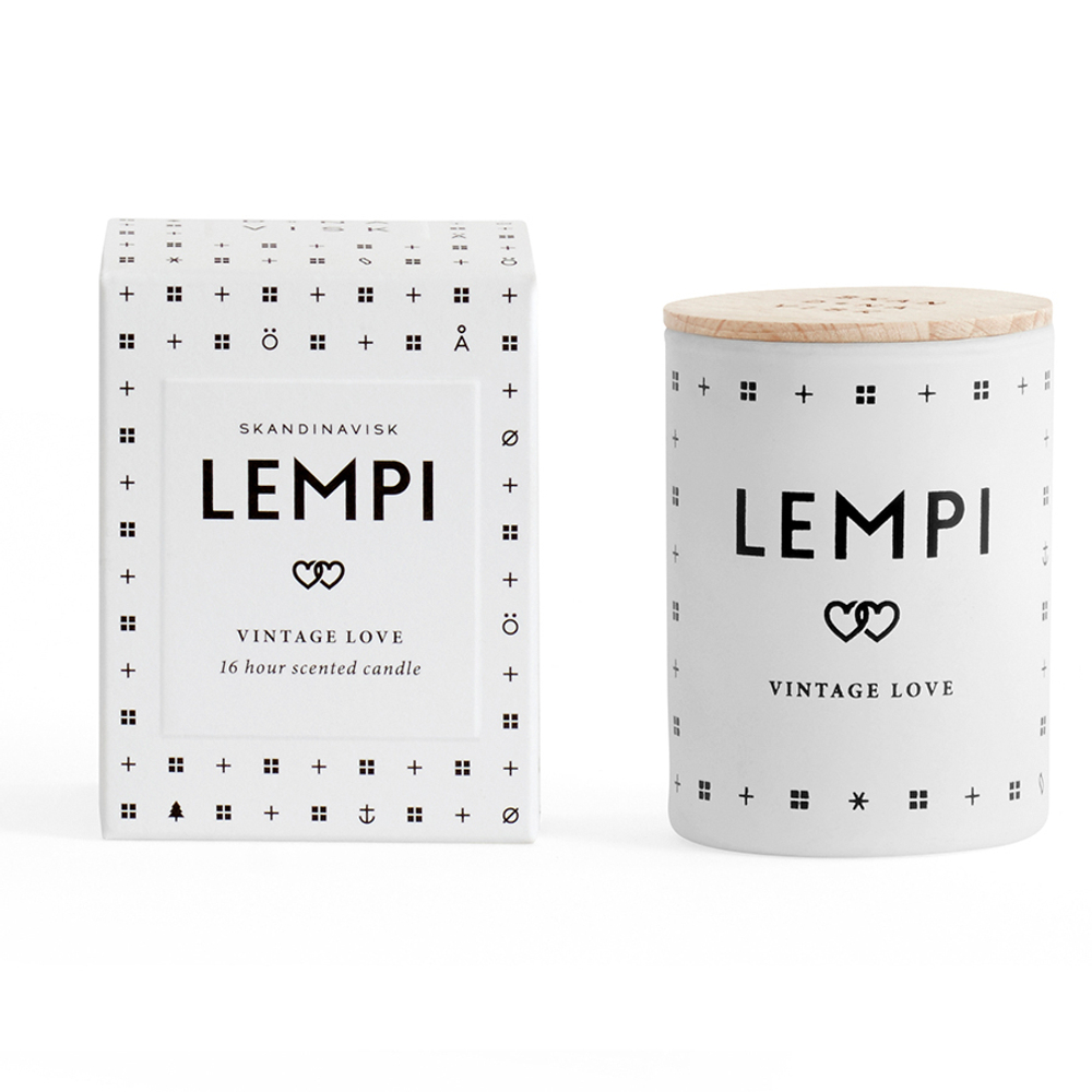 Свеча ароматическая lempi с крышкой 55 г