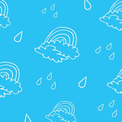 Радуга после дождя