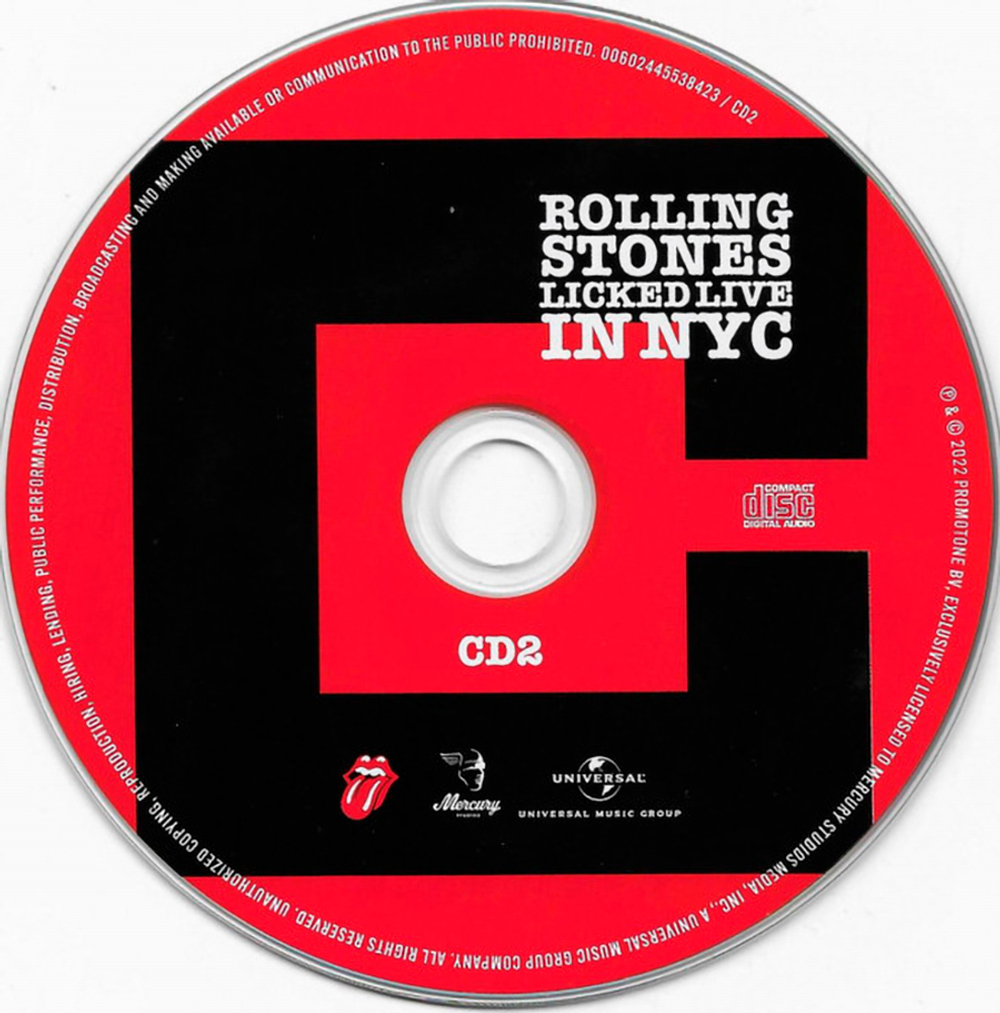 The Rolling Stones / Licked Live In NYC (2CD+DVD)