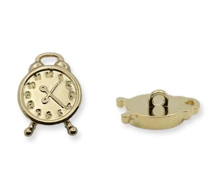 57903 Пуговица 'Будильник' 34L (21мм) на ножке, пластик, №128