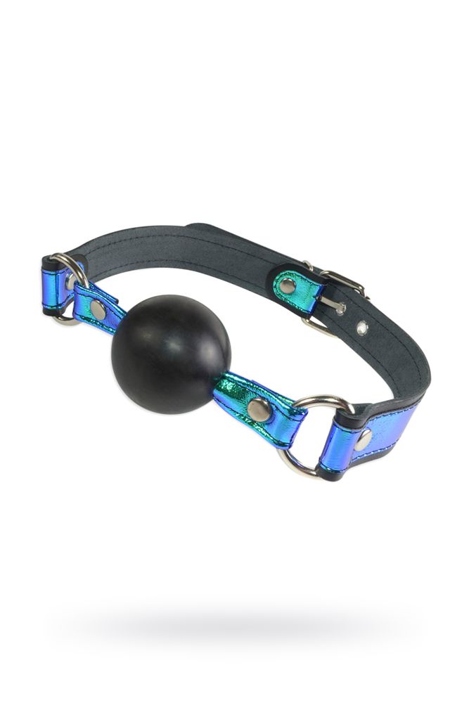 Кляп sitabella синий кожа 4,5 см