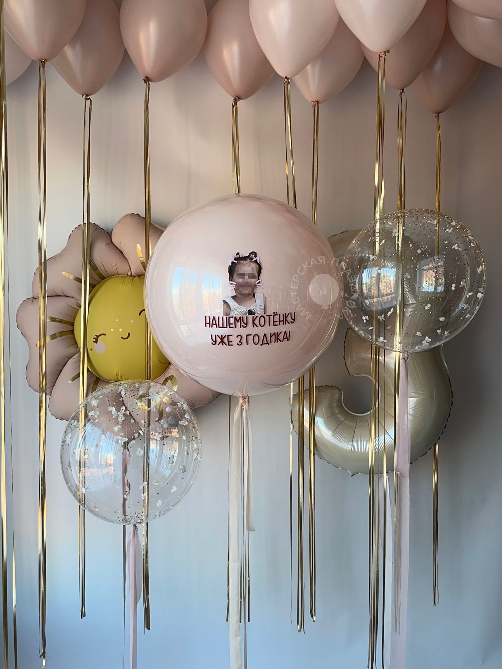 Воздушные шары для девочки №8658 