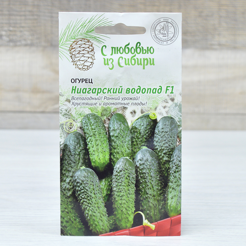 ОГУРЕЦ Ниагарский водопад F1 скороспелый (0,25) ЛЮКС Цв.пак. (10шт)