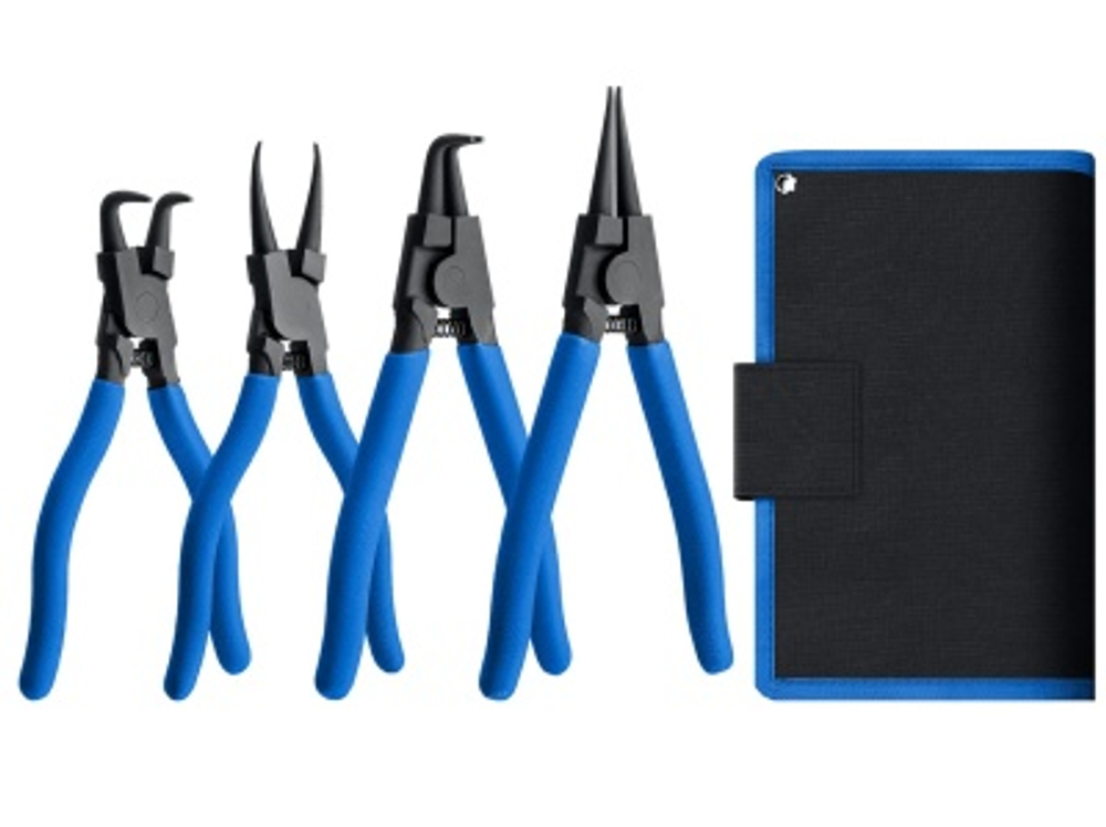 Набор съемников стопорных колец 180 мм ЗУБР 4 шт