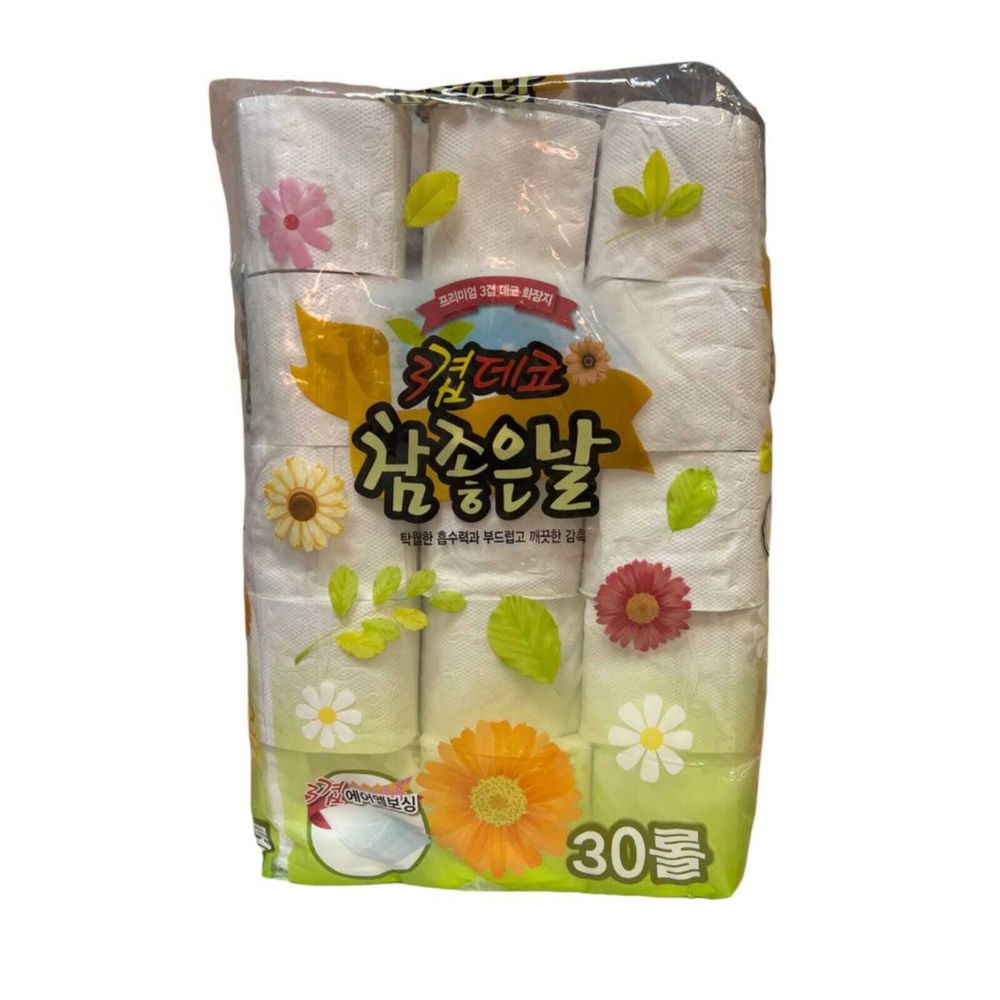 Бумага туалетная корейская Dong Lim трехслойная 30 шт