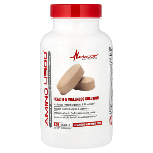 Metabolic Nutrition, Amino 4500™, 90 таблеток