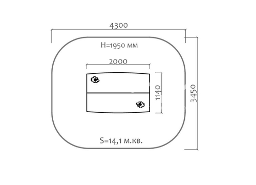 Домик-беседка 06027.21