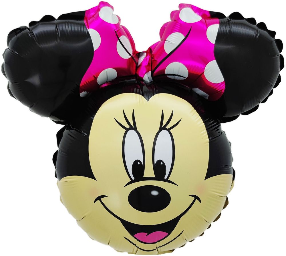 Шар с клапаном (15''/38 см) Мини-фигура, Минни Маус, 1 шт.