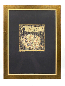 Ноздрин Ю. А. (р. 1949). Дева – ZODIAC. Смешанная техника. 2020 г.