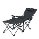 Кресло туристическое Naturehike Nightfall T05J с секцией, 149х52х79 см, до 120 кг, черное, артикул CNK2350JJ011-B, цвет Черный