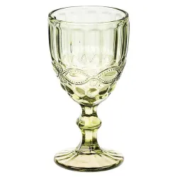 Бокал для вина 250 мл набор 6 шт. зеленый d 8 см h15,5 см Green Glass P.L. Proff Cuisine [1]