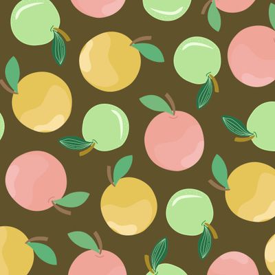 Яблочный принт