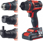 Дрель-шуруповерт аккумуляторная EINHELL PXC TE-CD 18/45 Li + набор оснастки 24 предм. 4513990