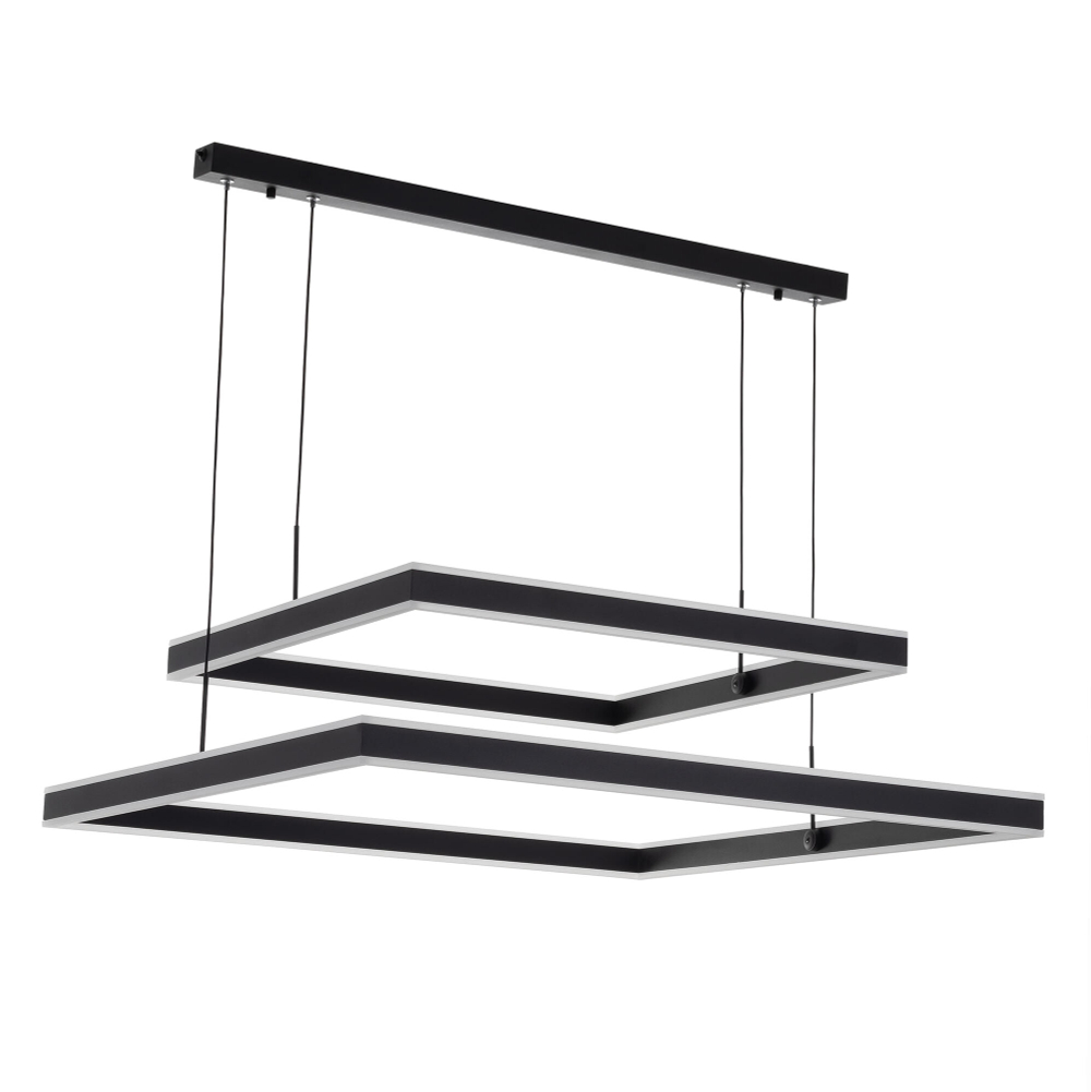 Citilux Дуэт CL719K211 LED Люстра подвесная с пультом Чёрная