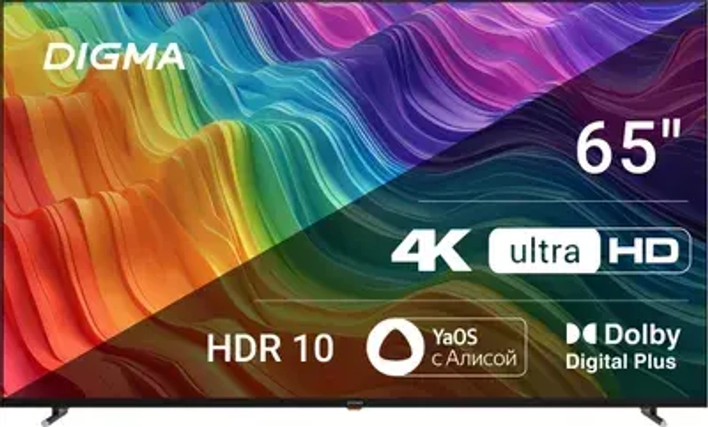 Телевизор 65" Digma DM-LED65UBB33