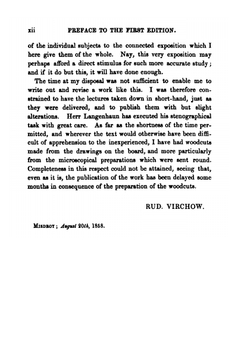 Cellular pathology as based upon physiological and pathological histology | R.L. Virchow