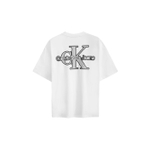 Белая футболка с логотипом Calvin Klein Tee, J400321-YAF