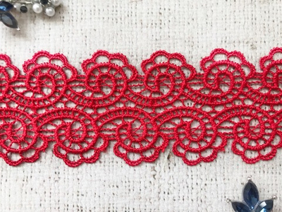 Кружево плетеное, ш. 5 см