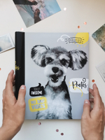 Фотоальбом на 10 магнитных листов 23х28 см, внутр. спираль fluffy pets Гав