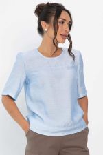 Блуза Меридиан (нежно-голубая) Б14006-25М LT Collection