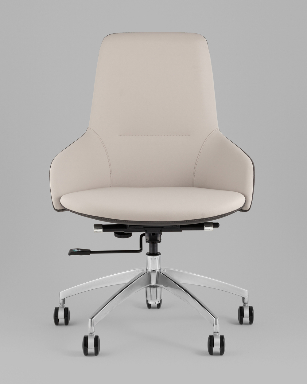 Кресло офисное TopChairs Soulo светло-серый, серый