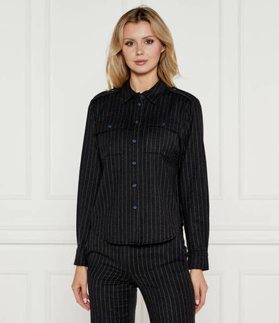 Хлопковая рубашка Michael Kors - графитовый(MF4400CF2A)