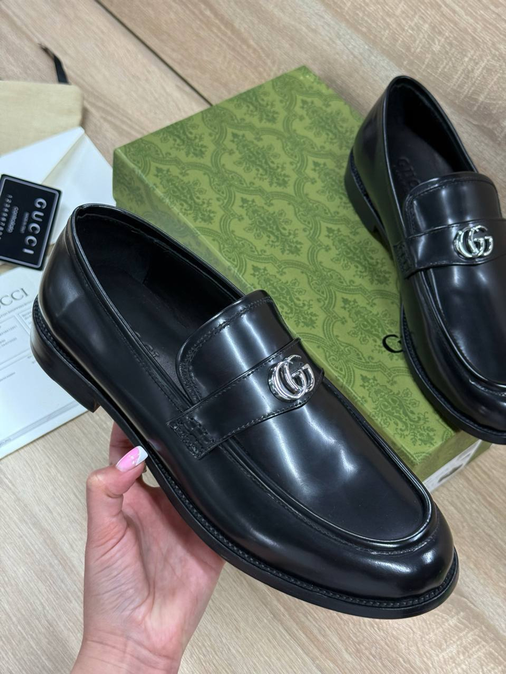 Туфли чёрные Gucci