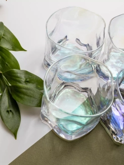 Набор бокалов для виски 6 шт. изогнутые