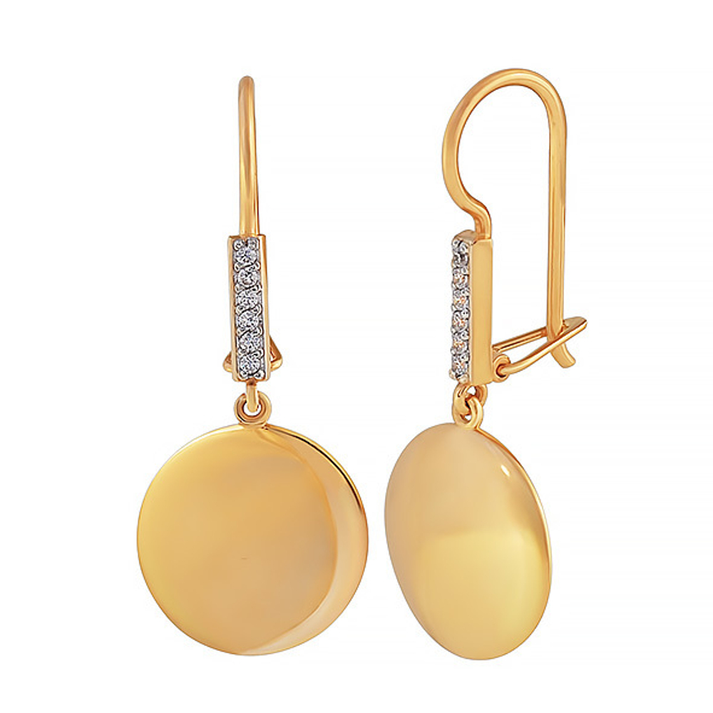 Серьги из золота 585 пробы